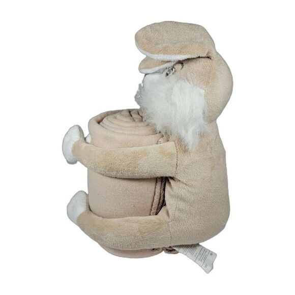 Silver One Kids Stuffed Animal Throw Blanket 2 Piece Gift Set NEW BUNNY RABBIT - Picture 5 of 6